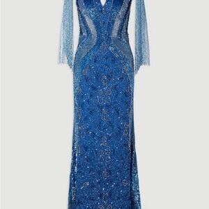 Elegant Blue Evening Gown